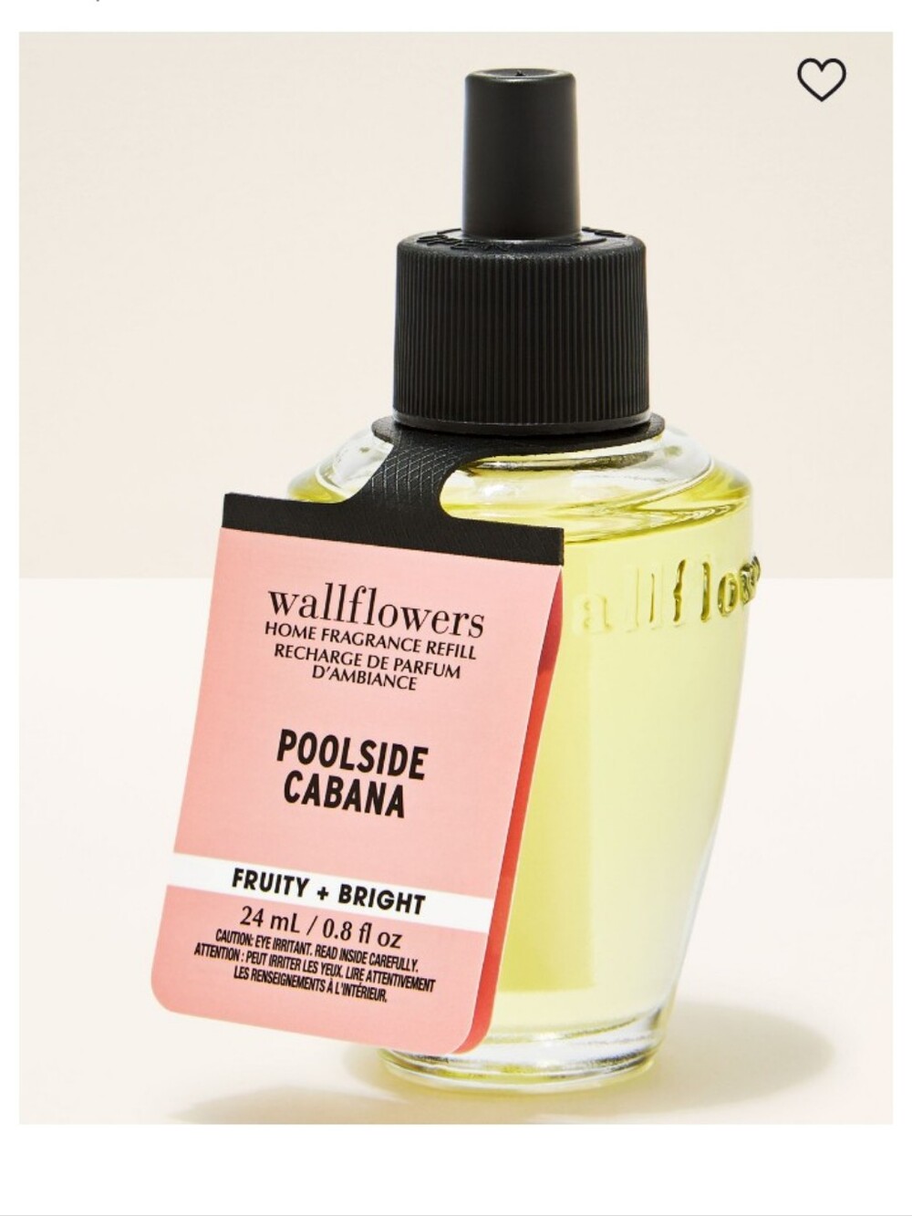 Wallflower Poolside Cabana Home Fragrance Refill - Pink & Yellow